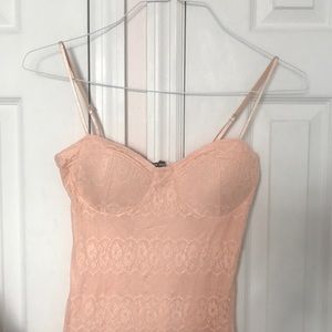 Allover Lace Corset Body Suit